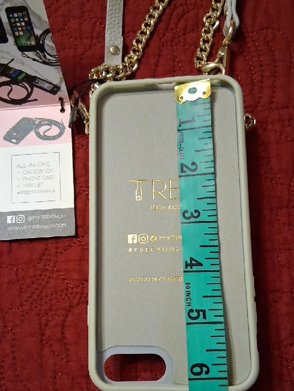 iphone 6+/7+/8+ All-in-One Crossbody Phone Case & Wallet
